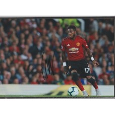 Signed photo of Fred the Manchester United footballer